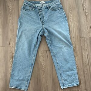 Abercrombie Dad High Rise Curve Love size 32/14